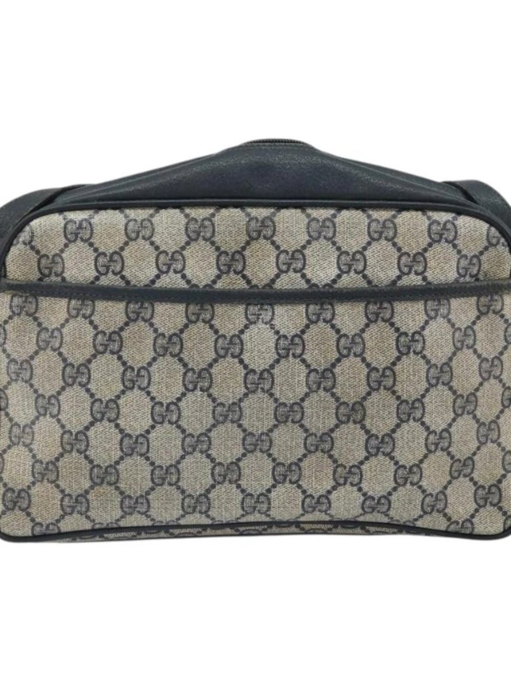 GUCCI GG Supreme Sherry Line Shoulder Bag PVC Navy Gold 001 56 0860 Auth ep12680 - Picture 3 of 16